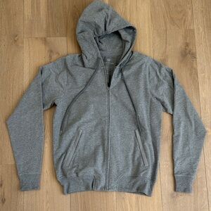 Gray Men's Hoodie zip up